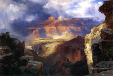Un miracle de la nature paysage Thomas Moran Peinture à l'huile